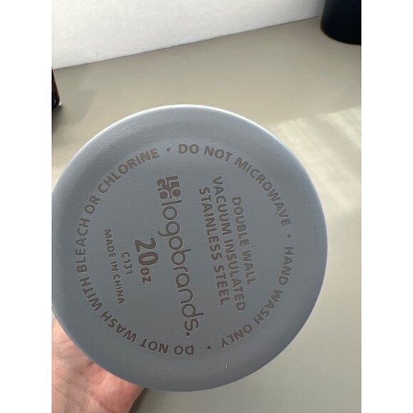 Logo Brands 20 Oz Double Wall Tumbler With Lid Vacuum Insulated Stainless Steel - Picture 4 of 5